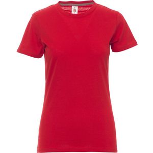 Leipold+Döhle T-shirt Payper Sunset, dames, rood, XL