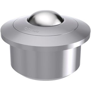 Schulz Stanztechnik Kogelpot, band, massief, kunststof, draagkogel-Ø 15 mm