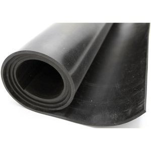 COBA Industrieel rubber EPDM, zwart, per str. m, hoogte 4,5 mm