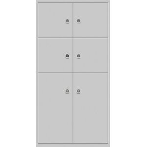 LateralFile™ Lodge, met 6 lockers, hoogte 4 x 375 mm, 2 x 755 mm BISLEY