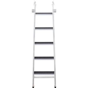 MUNK Bokladder voor glazenwassers, componenten middelste deel, 5 treden, met loopvlakprofiel, vanaf 2 stuks