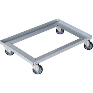 Kongamek Onderwagen KM672, l x b x h = 616 x 416 x 128 mm, 4 zwenkwielen, vanaf 5 stuks