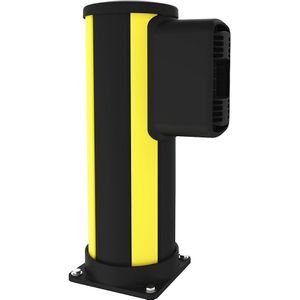 Axelent Eindpaal voor aanrijbeveiliging X-Protect, hoogte 610 mm, 1 aansluiting