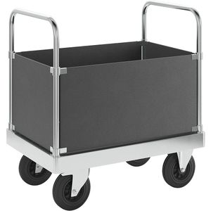 Kongamek Verzinkte platformwagen JUMBO, met 4 zijwanden, lengte 900 mm, met vastzetter