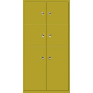 LateralFile™ Lodge, met 6 lockers, hoogte 4 x 375 mm, 2 x 755 mm BISLEY