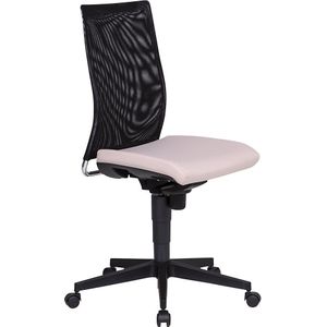 Bureaustoel Hamilton, synchroon-mechanisme, roze, netrugleuning
