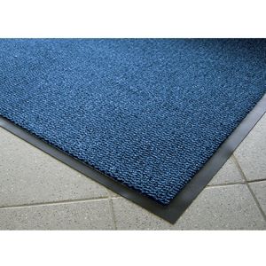 COBA Vuilvangmat voor binnen, pool van polypropyleen, breedte 900 mm, per str. m, zwart / blauw