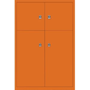 LateralFile™ Lodge, met 4 lockers, hoogte 2 x 375 mm, 2 x 755 mm BISLEY