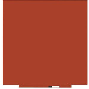 Whiteboard Skincolor, plaatstaal, gelakt, b x h = 1000 x 1000 mm, oranje