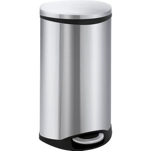 EKO Shell Bin Prullenbak - 30 l - Mat RVS