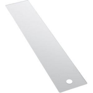 mauser Stofdeksel voor stellingbakken, transparant, voor l x b = 600 x 117 mm, VE = 10 stuks