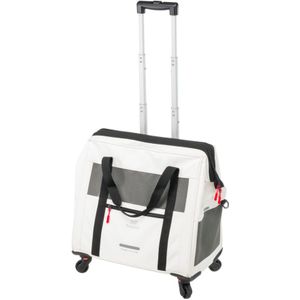Ferplast - Voyager Trolley - Hond - Grijs - Robuust Materiaal - 46x26x48cm