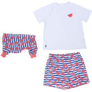 TIAKI - Pet Ouder Pyjama - Meloen - Katoenmix