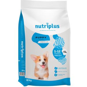 Spaarpakket: 2x 15kg Nutriplus Puppy droog hondenvoer