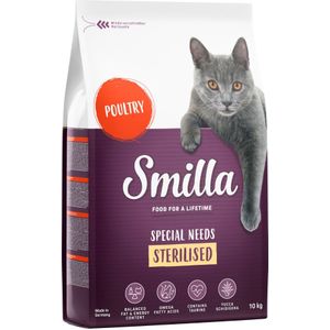 2 x 10 kg Adult Sterilised Smilla Kattenvoer