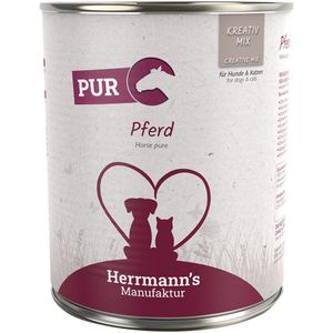 Herrmann's Vlees Puur 6 x 800 g Hondenvoer - Paard