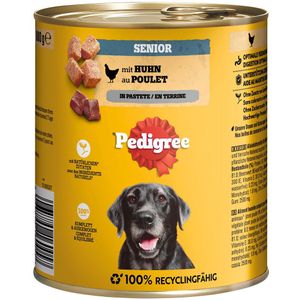 Pedigree Natvoer voor kleine honden, kip en ossen met gelatine rijst, multipack (13 verpakkingen x 4 zakken x 100 g