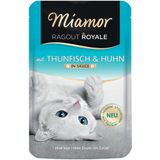 Voordeelpakket Miamor Ragout Royal in Saus 22 x 100 g Kattenvoer - Kip & Tonijn