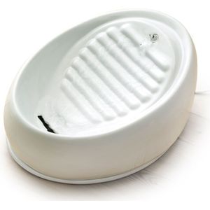 Lucky-Kitty - Drinkfontein - Keramiek - Wit - Anti-slip Design