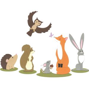 Sizzix Thinlits ponssjabloon "Forest Animals"