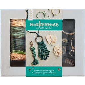 Macramé-Sieraden set "Choose Happy"
