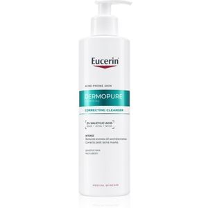 Eucerin DermoPure Clinical Correcting Cleanser Exfoliërende Reinigingsgel voor Gezicht en Lichaam 400 ml