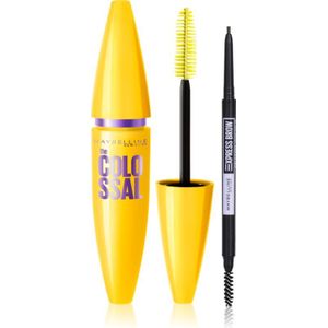 MAYBELLINE NEW YORK Make-Up Set - Cosmetica Set voor Ogen en Wenkbrauwen - Inclusief Mascara en Wenkbrauwpotlood