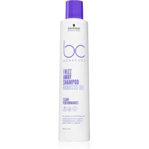 Schwarzkopf Bonacure Frizz Away Shampoo 250ml - Normale shampoo vrouwen - Voor Alle haartypes