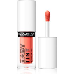 Revolution Relove Baby Tint Vloeibare Blush en Lipgloss Tint Coral 1.4 ml