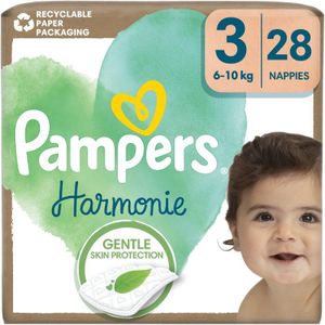 Pampers Harmonie Size 3 wegwerpluiers 6-10 kg 28 st