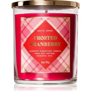 Bath & Body Works Frosted Cranberry geurkaars 227 g