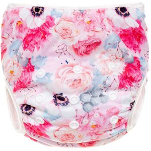 T-TOMI Diaper Swimwear Flowers wasbare zwemluier 5 - 15 kg 1 st