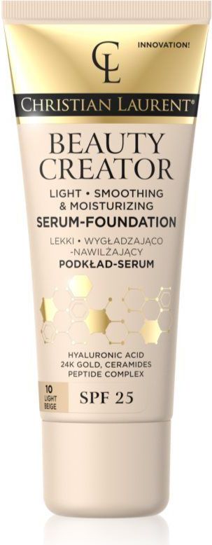 Christian Laurent - Beauty Creator - Foundation - Tint 10 Light Beige - 30 ml