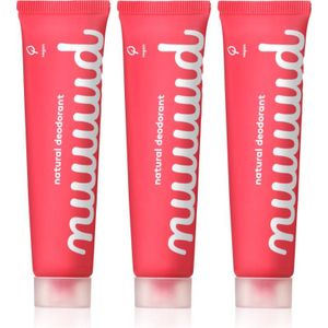nuud Wholelottanuud Pack Crèmige Deo Natuurlijk 3x40 ml
