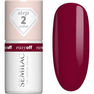Semilac Easy Off Step 2 Gel Nagellak voor UV/LED Lamp Tint Cherry Coke 7 ml