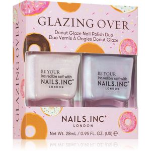 Nails Inc. Glazing Over Donut Glaze - Nagellak Set - 2 x 14 ml