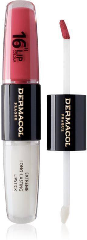 Dermacol 16H Lip Colour Langaanhoudende lippenstift en lipgloss Tint 16 Classy Sassy 2x4 ml