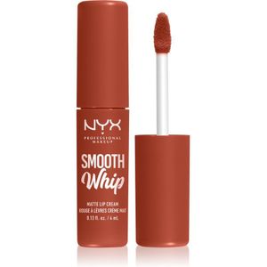NYX Professional Makeup Smooth Whip Matte Lip Cream Fluweelschtige Lippenstift met Glad makende Effect Tint  06 Faux Fur 4 ml