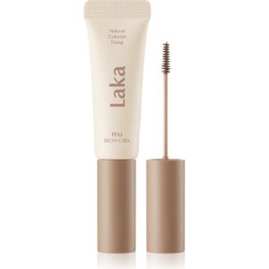Laka Pixi Brow Cara wenkbrauwmascara voor Fixatie en Vorm Tint 02 Wood Brown 8 g