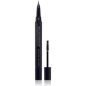 Kevyn Aucoin True Feather Brow Marker Gel Duo Wenkbrauw Pen met Borstel Tint Dark Brunette 0,4 ml