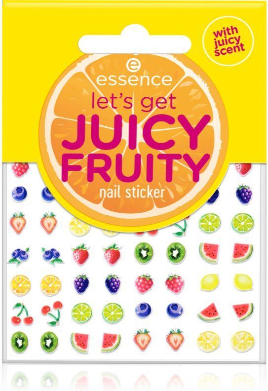 essence let's get JUICY FRUITY nagelstickers 56 st