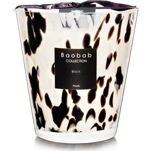 Baobab Collection Pearls Black geurkaars 16 cm