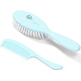 BabyOno Take Care Hairbrush and Comb II set Mint(voor Kinderen vanaf Geboorte )