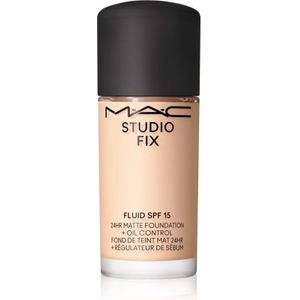 MAC Cosmetics Mini Studio Fix Fluid SPF 15 24HR Matte Foundation + Oil Control Matterende Make-up SPF 15 Tint NC10 15 ml