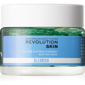 Revolution Skincare Blemish Tea Tree & Hydroxycinnamic Acid Kalmerende Masker voor Vette Huid met Acne Neiging 50 ml