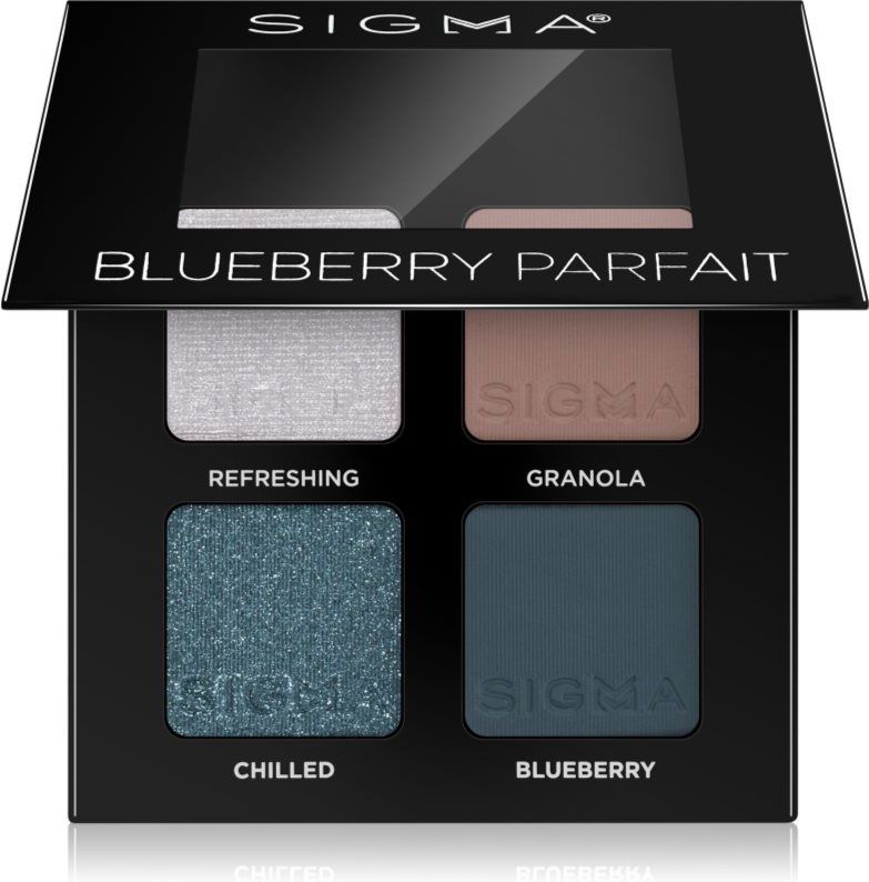 Sigma Beauty - Quad Oogschaduw Palette - Tint Blueberry Parfait - 4 g