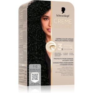 Schwarzkopf - Creme Supreme - Permanente Haarkleuring - Natural Black - 60 ml