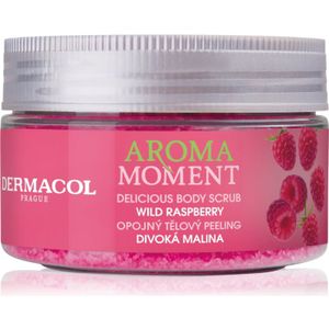 Dermacol Aroma Moment Wild Raspberry suiker lichaamspeeling met Frambozen Geur 200 g