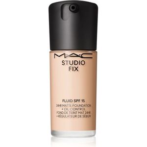 MAC Cosmetics Studio Fix Fluid SPF 15 24HR Matte Foundation + Oil Control Matterende Make-up SPF 15 Tint NC10 30 ml