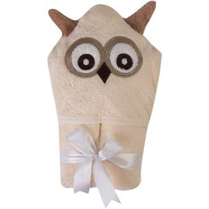 Babymatex Jimmy Owl handdoek met kap 80x80 cm